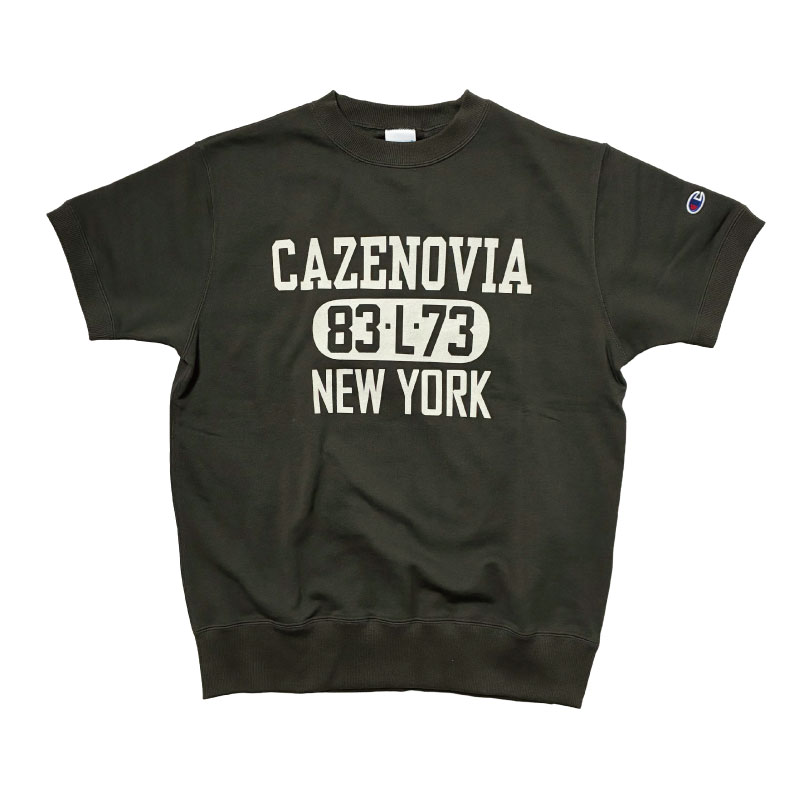 Champion Marquetteカレッジプリント クルーネック スウェットシャツ Champion（チャンピオン） 半袖スウェットシャツ スウェットTシャツ