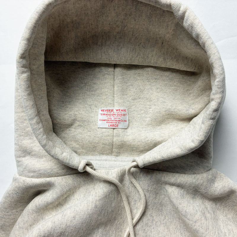 Champion（チャンピオン） 復刻 後付けパーカー 無地 リバースウィーブ