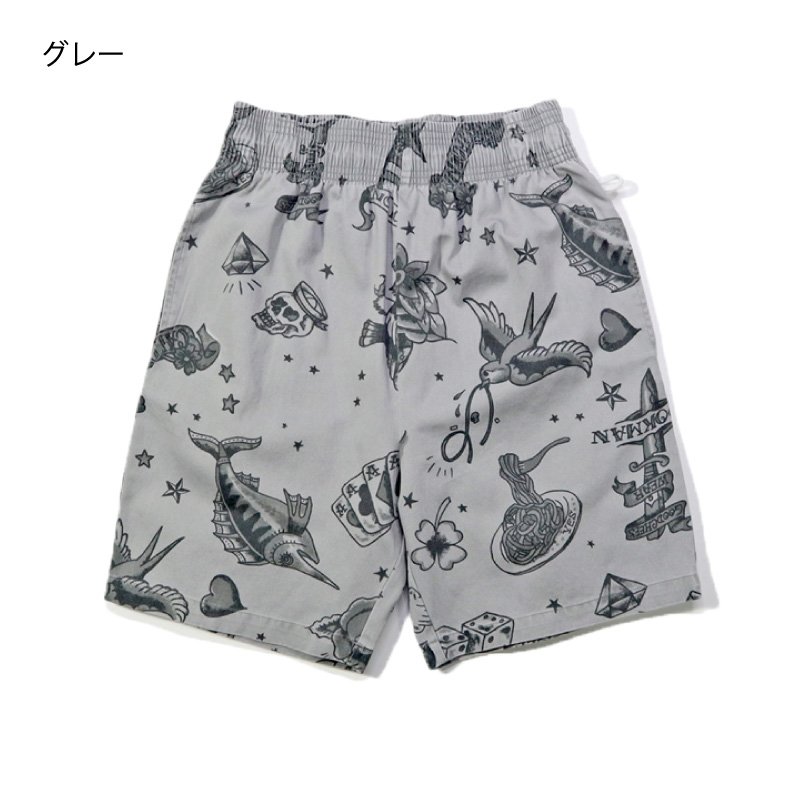 楽天市場】COOKMAN クックマン Chef Pants Short Old Tattoo