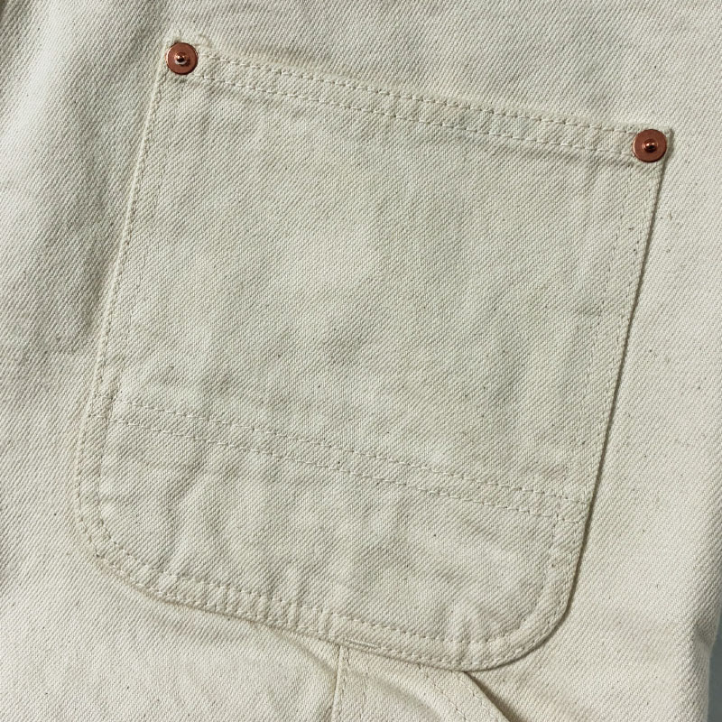 HOUSTON　ヒッコリー　ペインターパンツ　日本製 HOUSTON（ヒューストン） ペインターパンツ セルビッジデニム 14oz