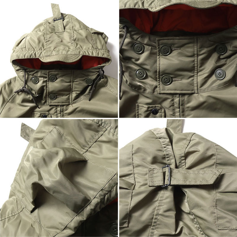 HOUSTON（ヒューストン） ミリタリースモックパーカー 中綿ジャケット