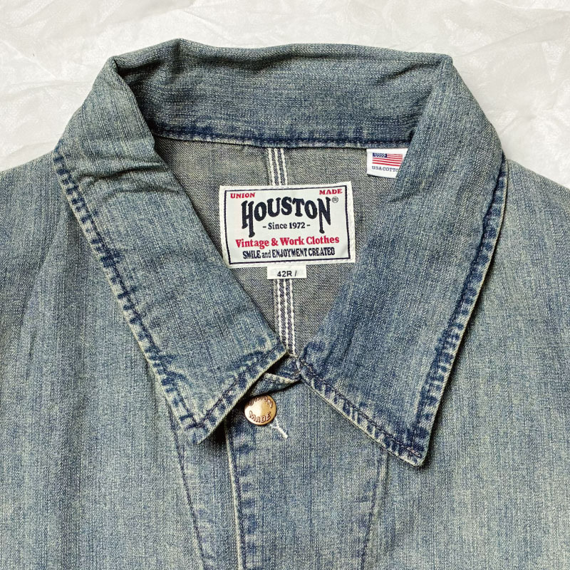 HOUSTON（ヒューストン） デニムカバーオール デニムジャケット