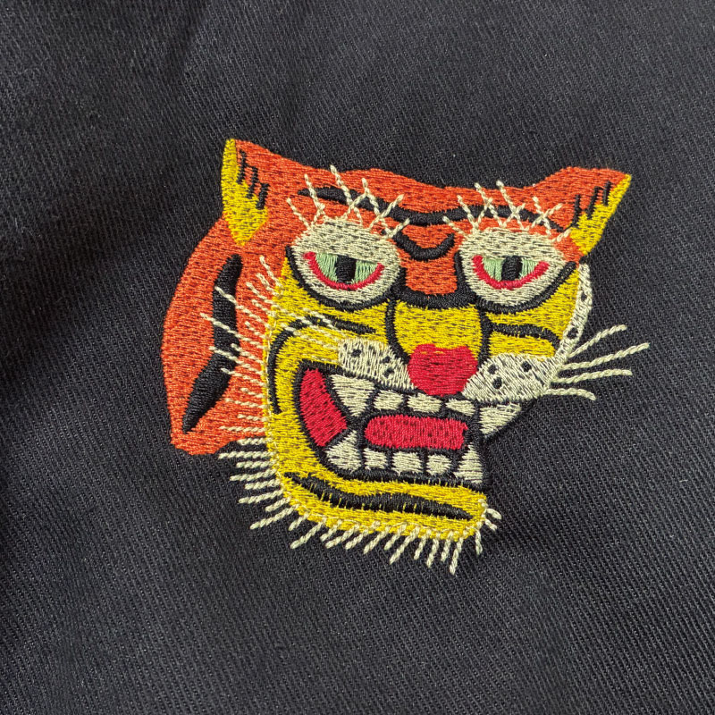 HOUSTON（ヒューストン） ベトジャン ベトナムジャケット 虎 トラ 刺繍