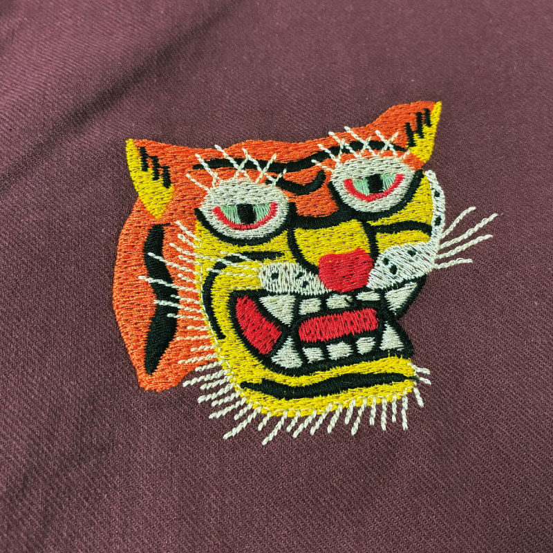 HOUSTON（ヒューストン） ベトジャン ベトナムジャケット 虎 トラ 刺繍