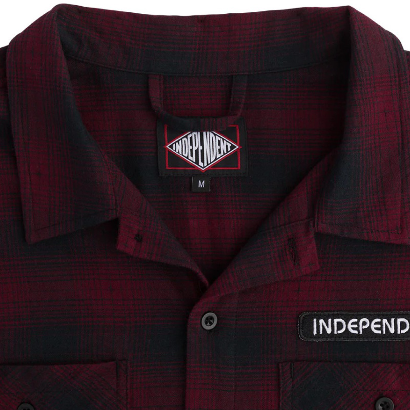 INDEPENDENT TRUCK COMPNY インディペンデント ネルシャツ