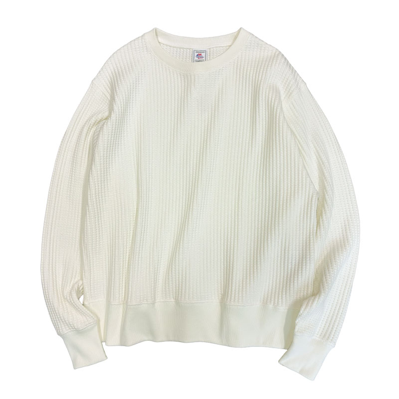 JEMORGAN（ジェーイーモーガン） ビッグワッフル サーマル トレーナー