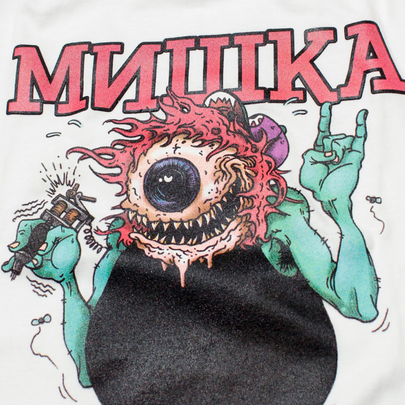 MISHKA ミシカ Tシャツ USグラフィック プリントtee サイクロプス 