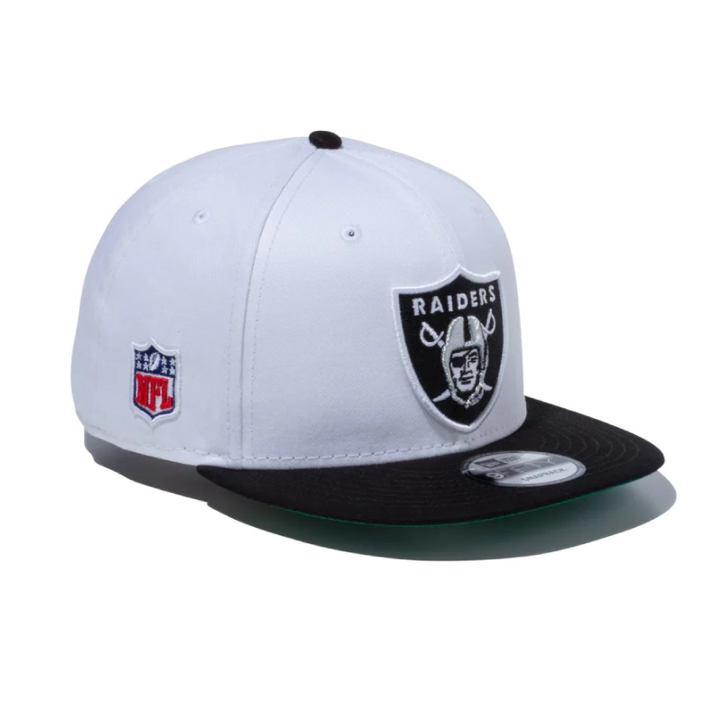 Newera オークランドレイダース レザーバイザー スナップバックキャップ Newera オークランドレイダース レザーバイザー スナップバック