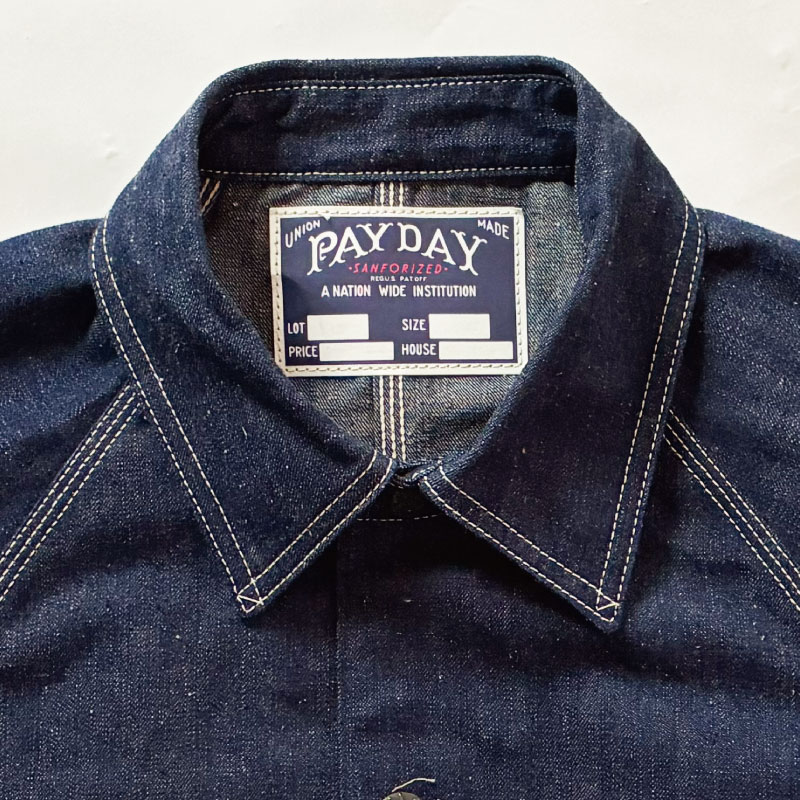 PAYDAY（ペイデイ） デニムカバーオール チンストラップ チェンジ