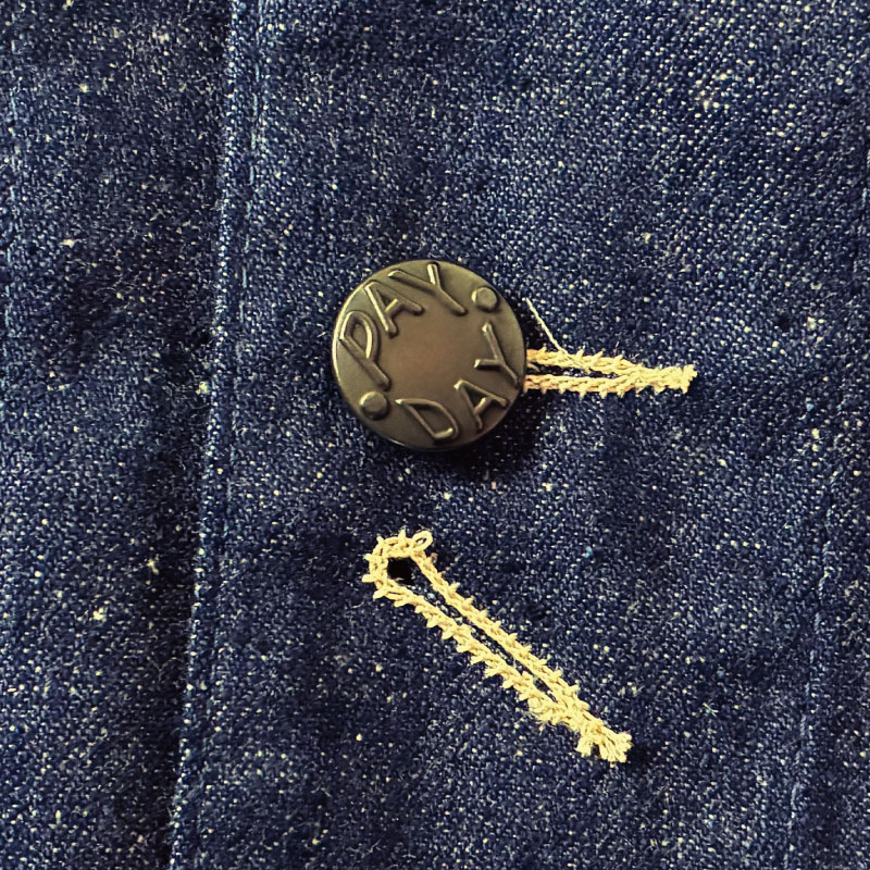 PAYDAY（ペイデイ） デニムカバーオール チンストラップ チェンジ