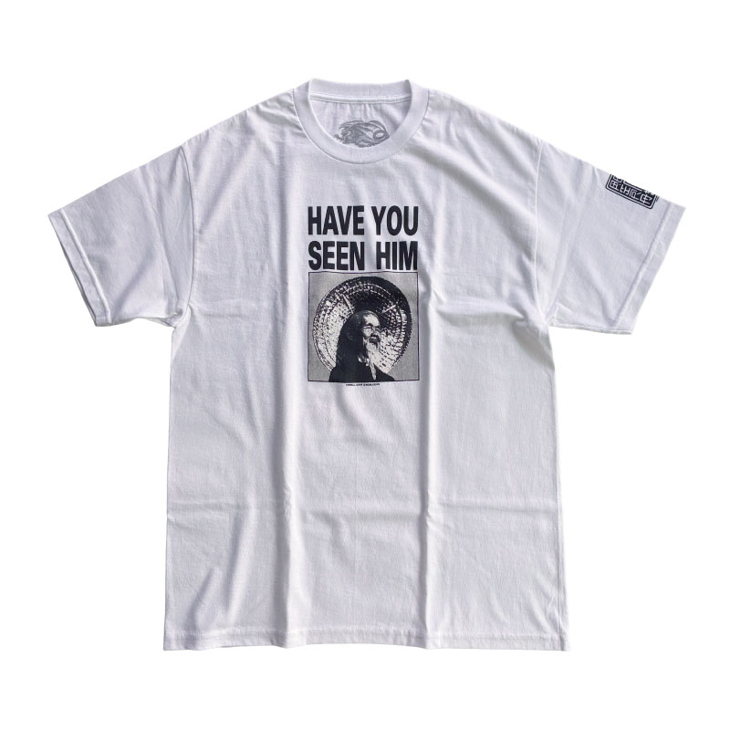 90s Powell peralta アニマルチン　希少　半袖　Tシャツ　メンズ POWELL PERALTA ANIMAL CHIN HAVE YOU SEEN HIM ? S/S T WHITE