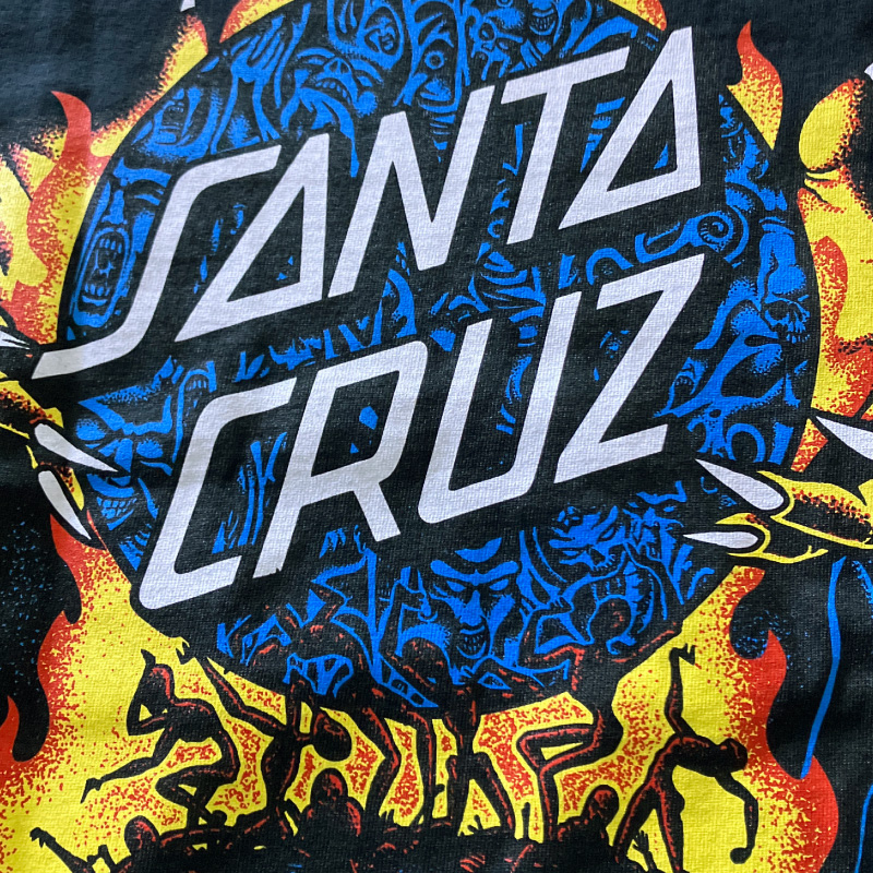 SANTA CRUZ SANTACRUZ サンタクルーズ Tシャツ KNOX FIREPIT DOT