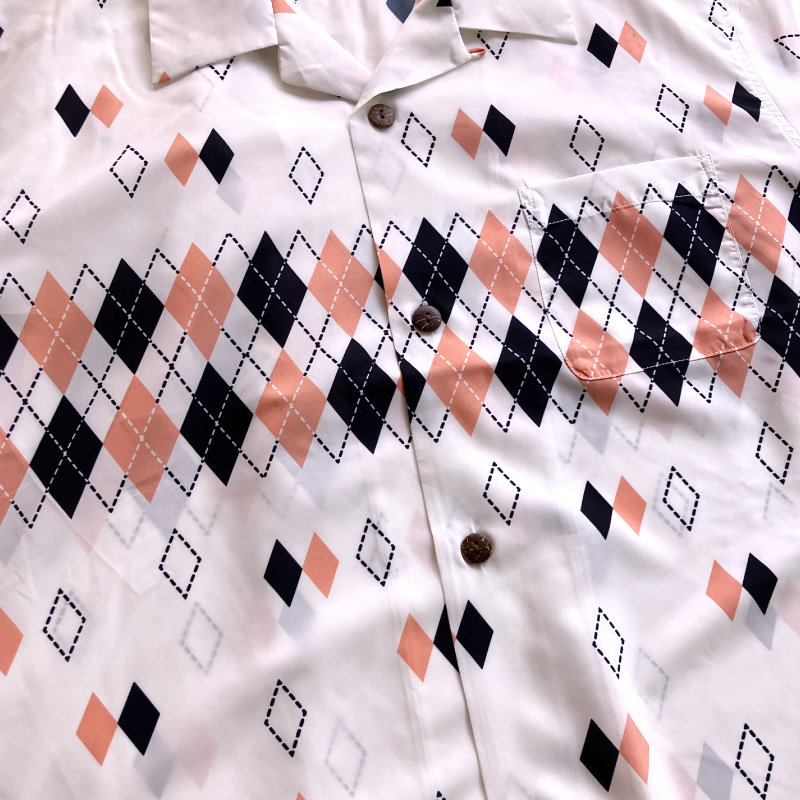 【UNIVERD72】ALOHA SHIRT（ARGYLE） UNIVERD72】ALOHA SHIRT（ARGYLE)｜Yahoo!フリマ（旧PayPayフリマ）