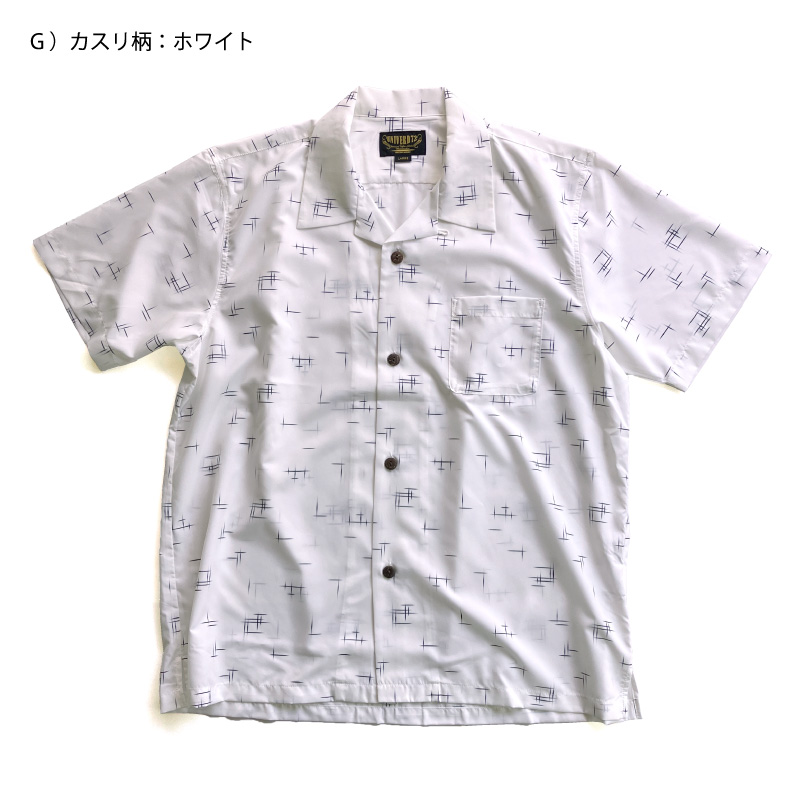 【UNIVERD72】ALOHA SHIRT（ARGYLE） UNIVERD72 / ユニバード72 41235 POLYESTER ALOHA SHIRT (ARGYLE