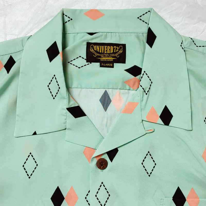 PALACE アロハシャツ 多色顔パターン アロハシャツ オープンカラーシャツ 半袖 ARGYLE アーガイルチェック柄