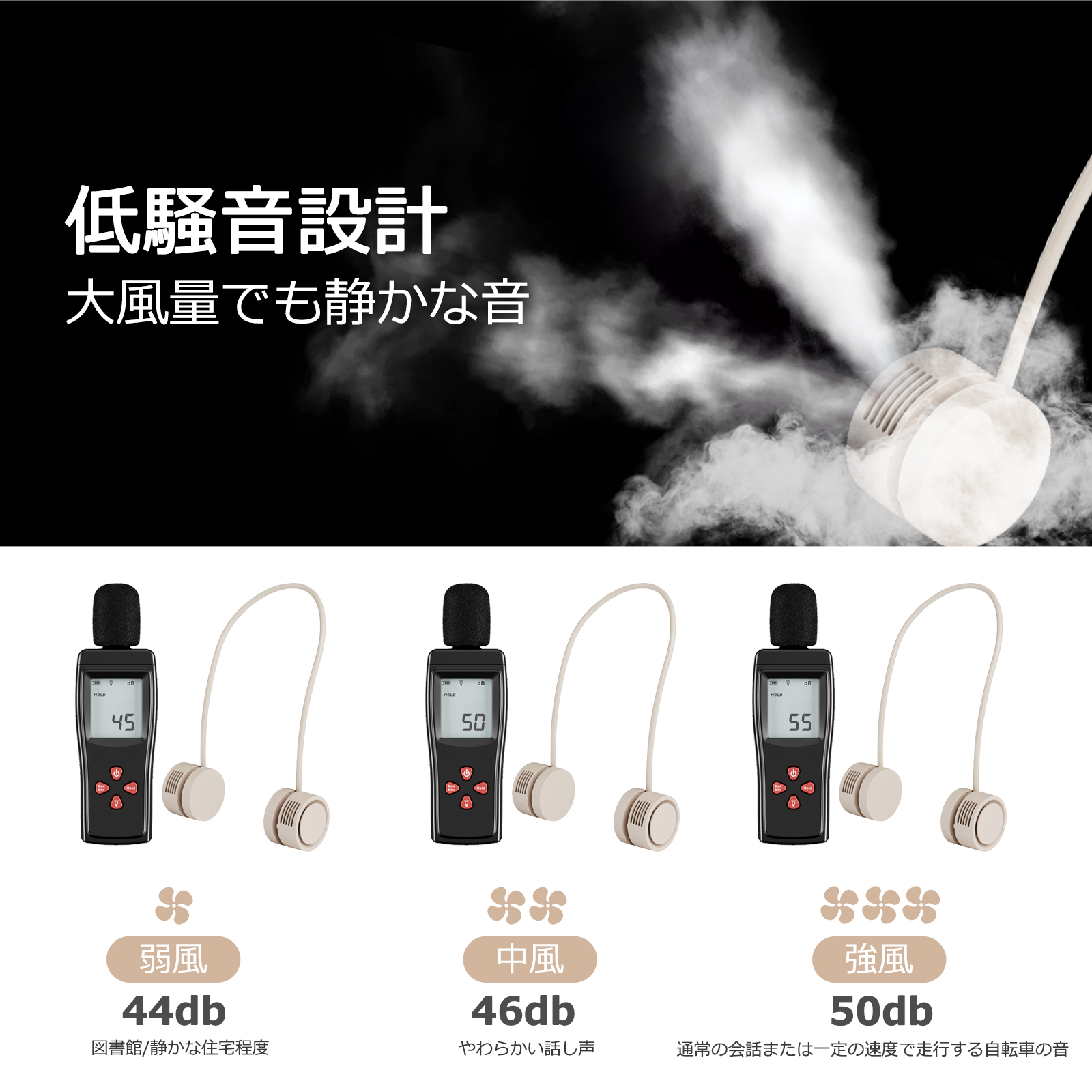 首掛け扇風機