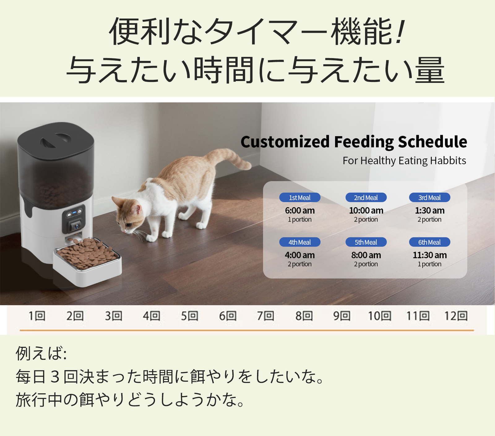 スマート式自動給餌器