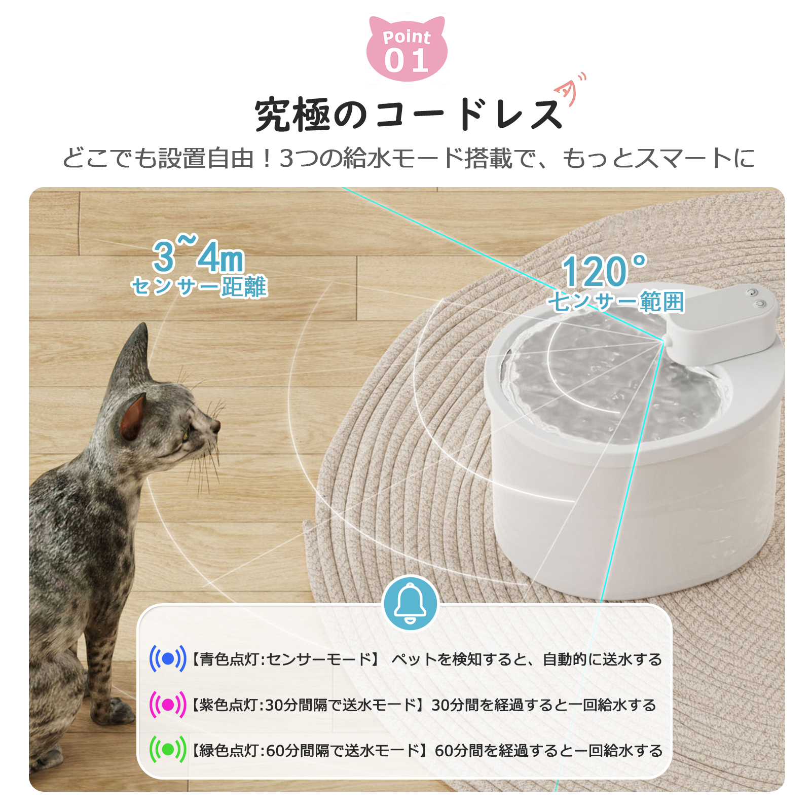 コードレス自動給水器
