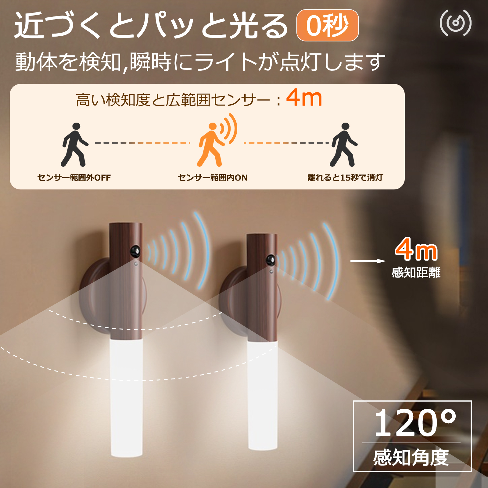 人感センサーライト