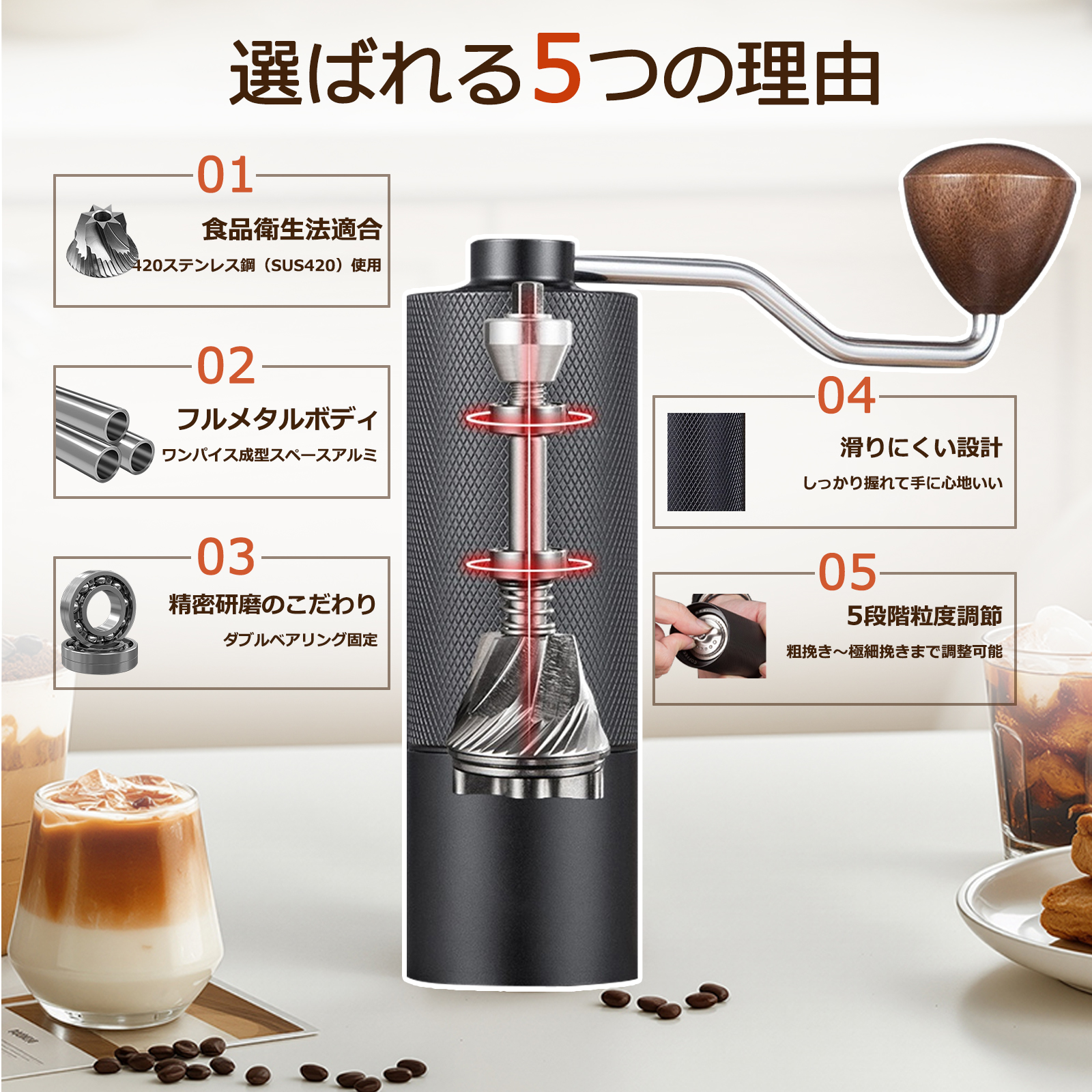 手挽きコーヒーミル