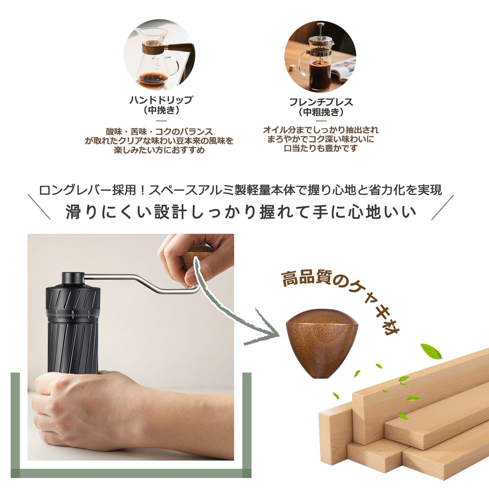 手挽きコーヒーミル