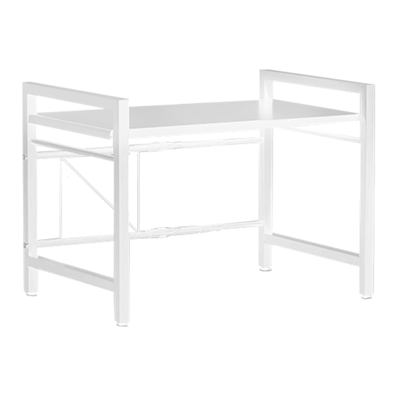 レンジ上ラック レンジ台 伸縮式 レンジラック 2段 幅37~64cm 棚板高さ