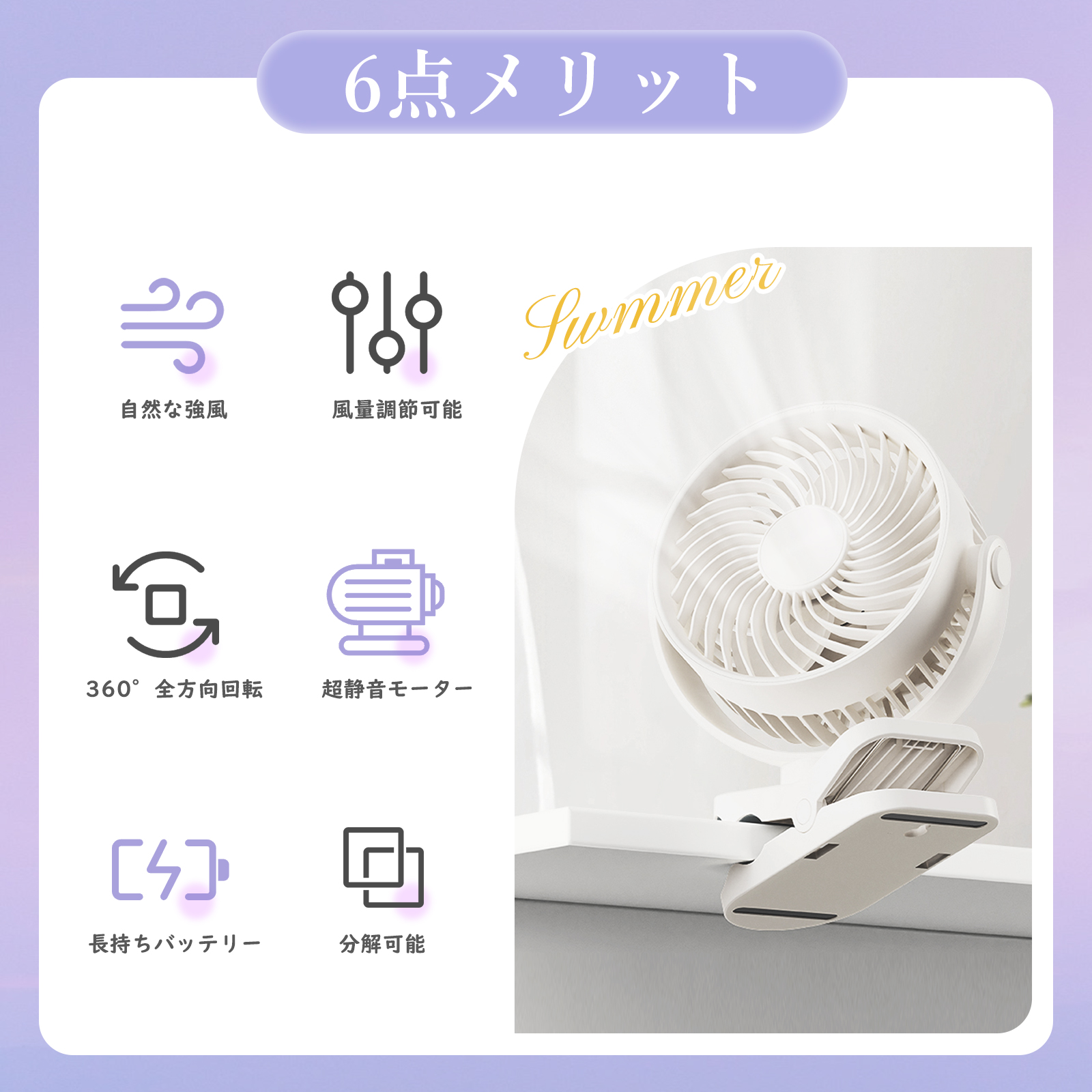 卓上扇風機