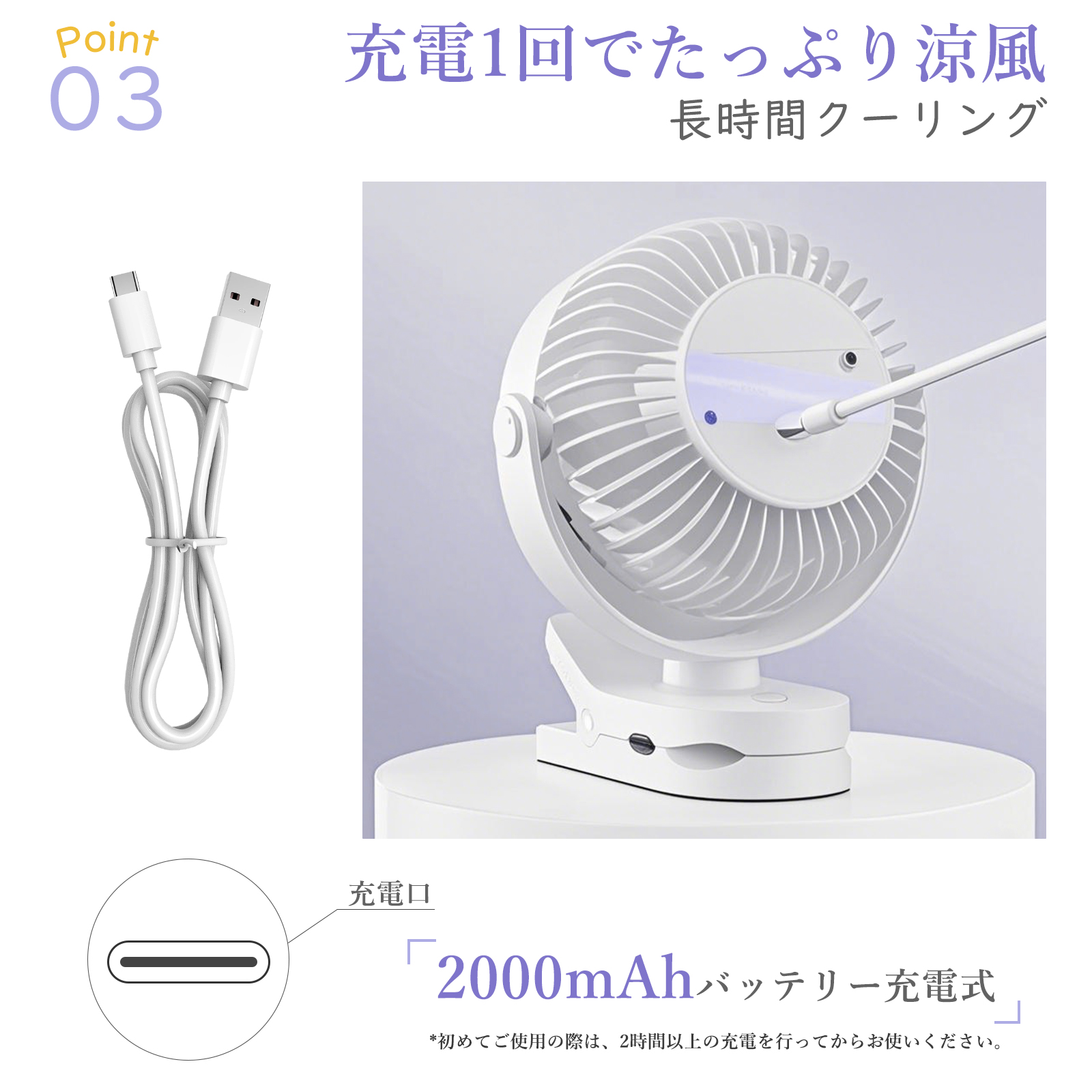 卓上扇風機