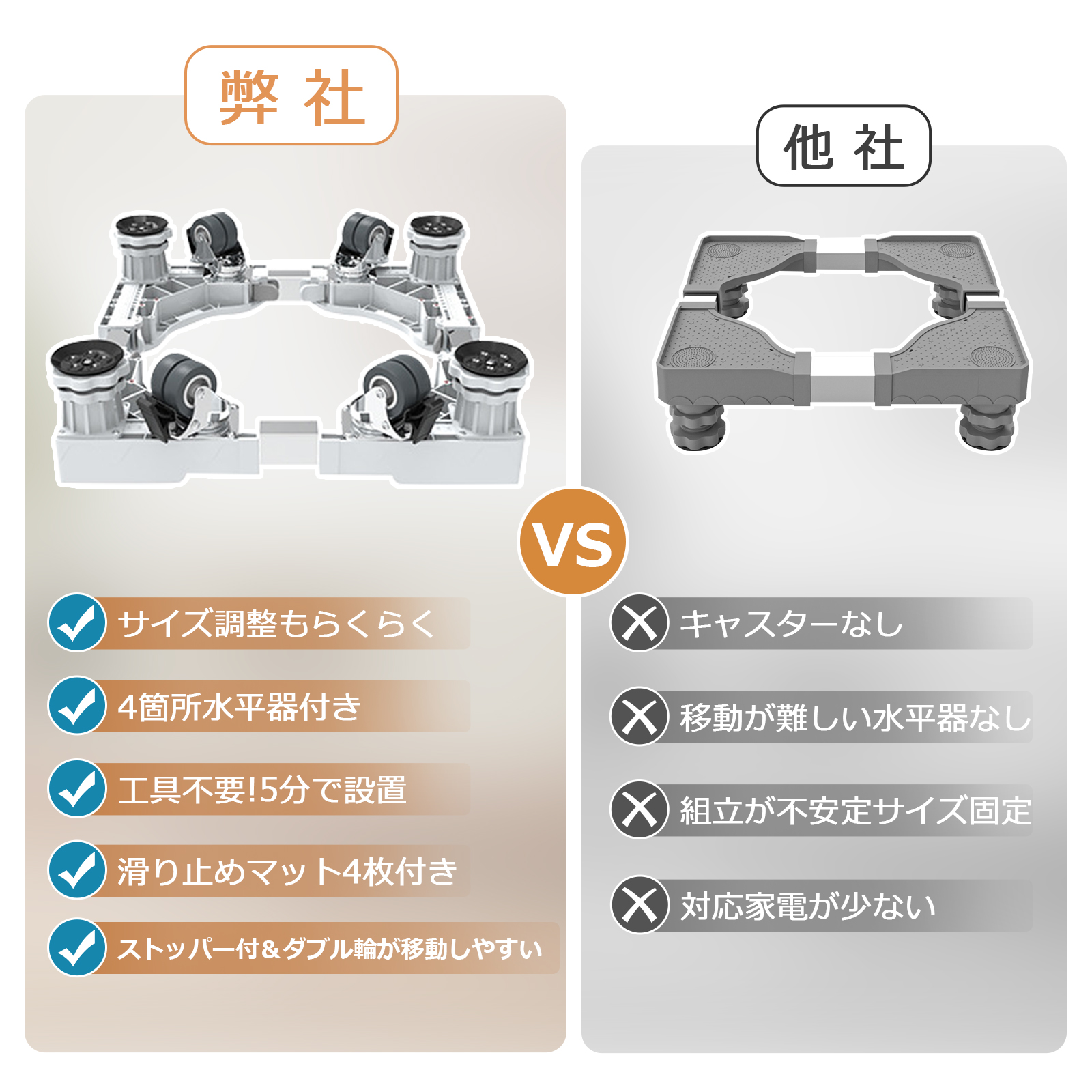  洗濯機置き台