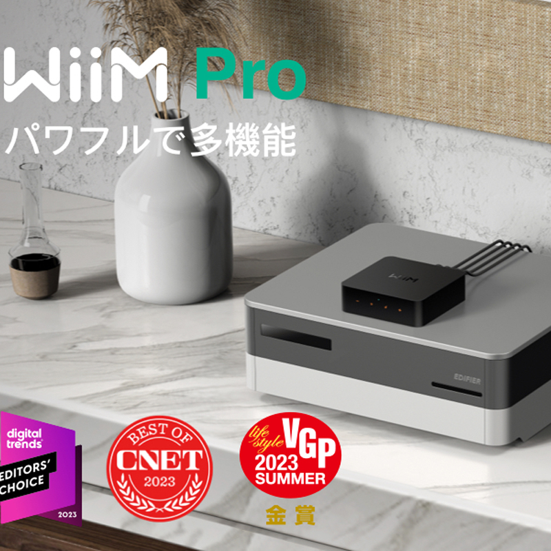WiiM Pro AirPlay 2 レシーバー、Chromecast Audio、WiFi Multiroom