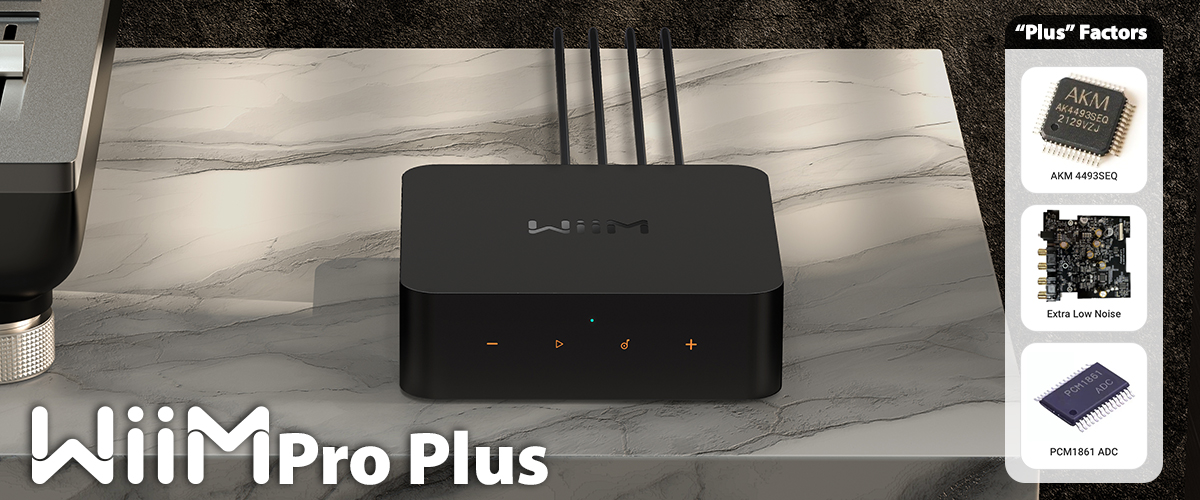 WiiM Pro Plus AirPlay 2 レシーバー Audio WiFi マルチルーム WiiM Pro Plus AirPlay 2 レシーバー Audio WiFi マルチルーム