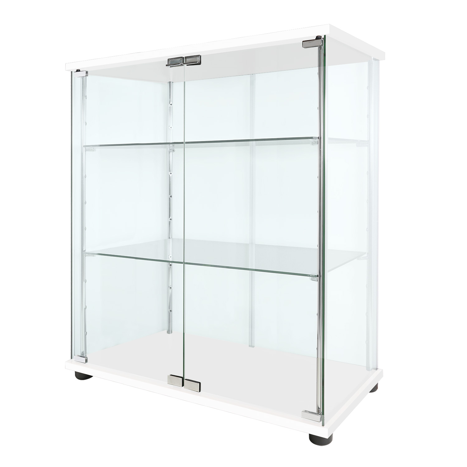 地球家具 ガラスコレクションケース MISTA ミスタ 本体 ワイド 幅80cm