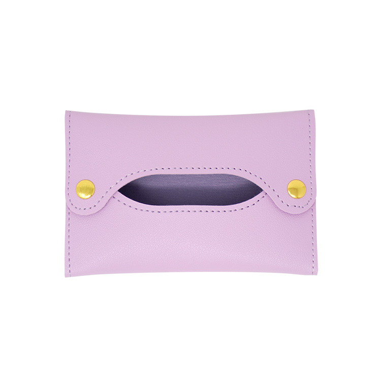 ポケットティッシュケース薄紫No.989 ポケットティッシュケース ポケットティッシュ ケース PUレザー
