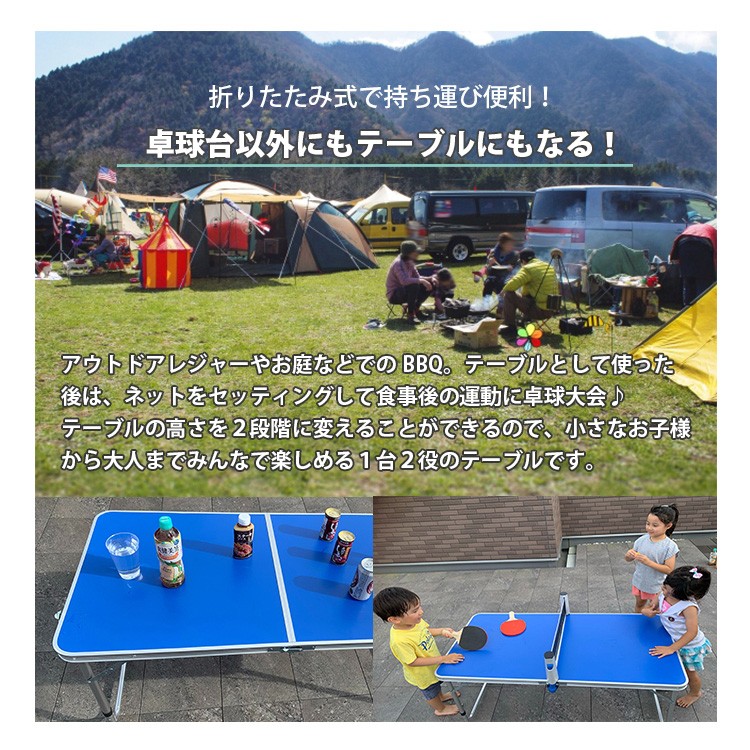 地球家具 卓球台 セット ピンポンテーブル ラケット2つ ボール3つ