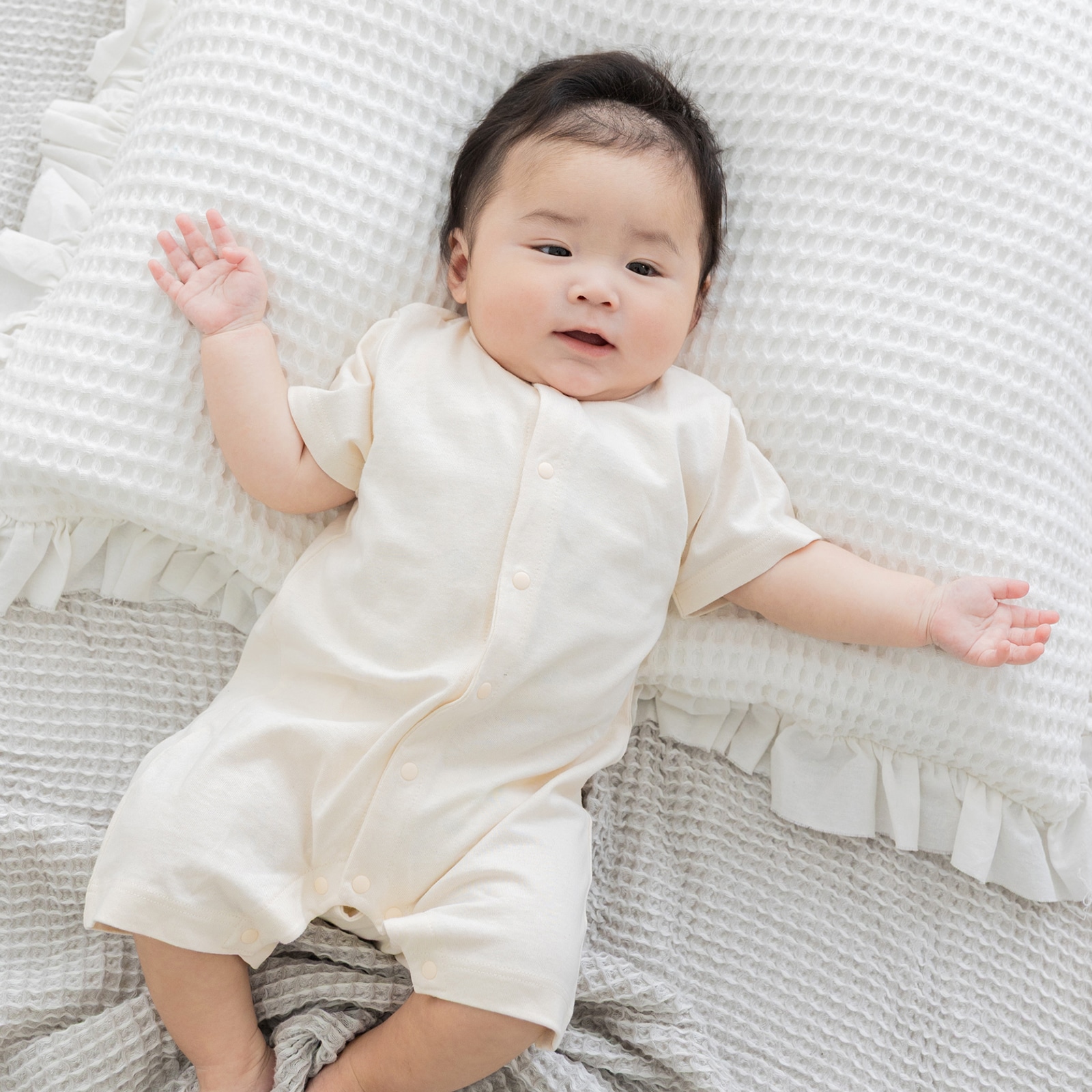 chil2 ネコポス送料無料 半袖 ロンパース カバーオール ベビー服