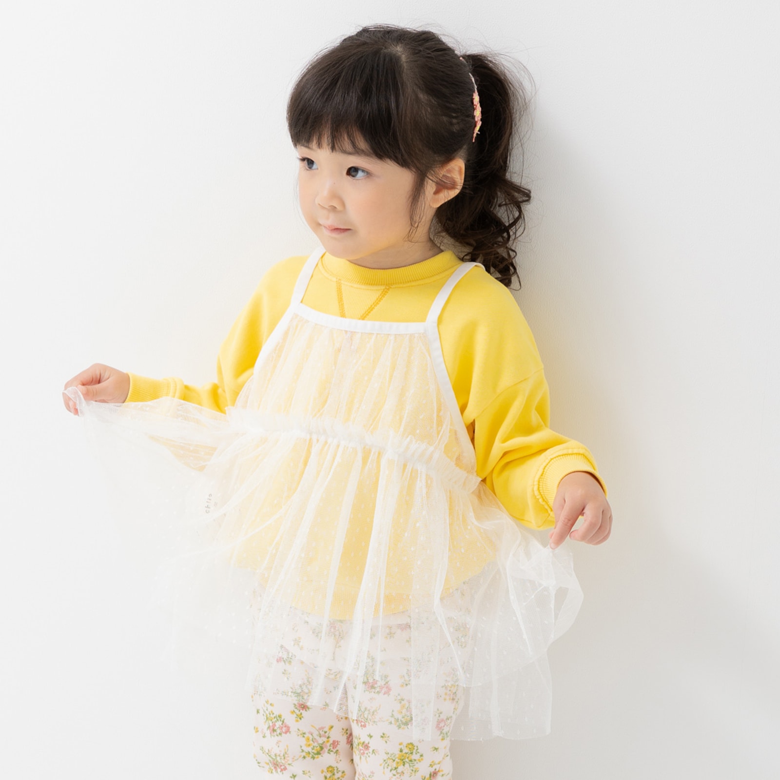 chil2 キッズ ビスチェ チュール 子供服 布帛 子供服 女の子 トップス