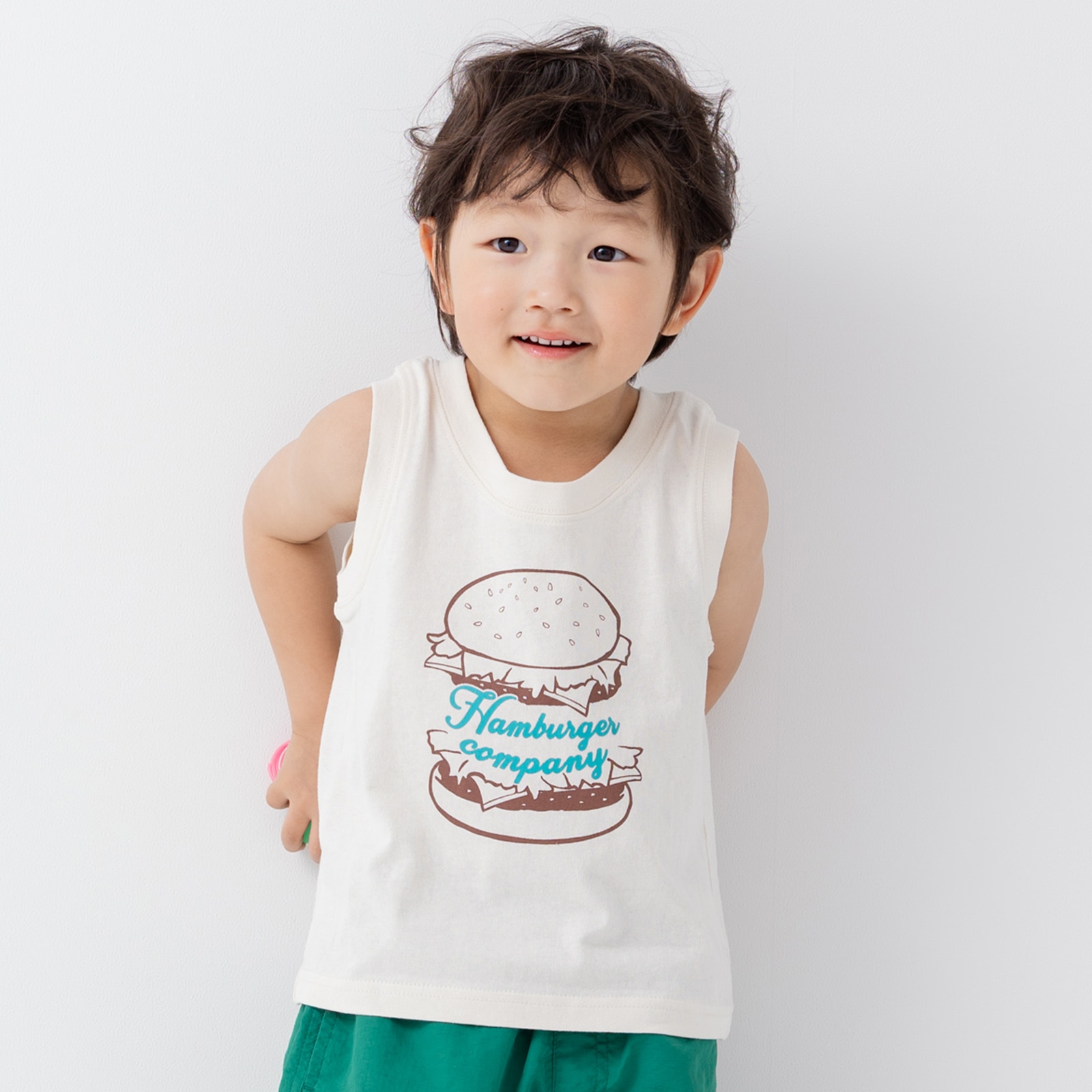 ネコポス送料無料 キッズ タンクトップ ノースリーブ ベビー服 子供服 インナー プリント 男の子 綿100％ chil2 夏 80 90 100 110 120 130 140cm [M便 1/2] | chil2 | 11