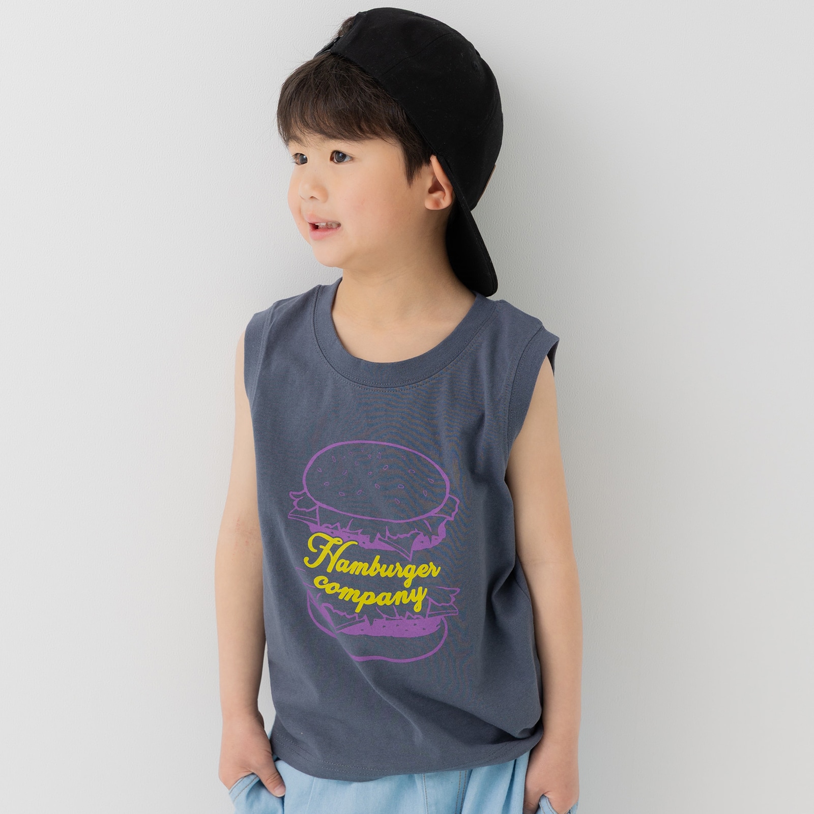 ネコポス送料無料 キッズ タンクトップ ノースリーブ ベビー服 子供服 インナー プリント 男の子 綿100％ chil2 夏 80 90 100 110 120 130 140cm [M便 1/2] | chil2 | 12