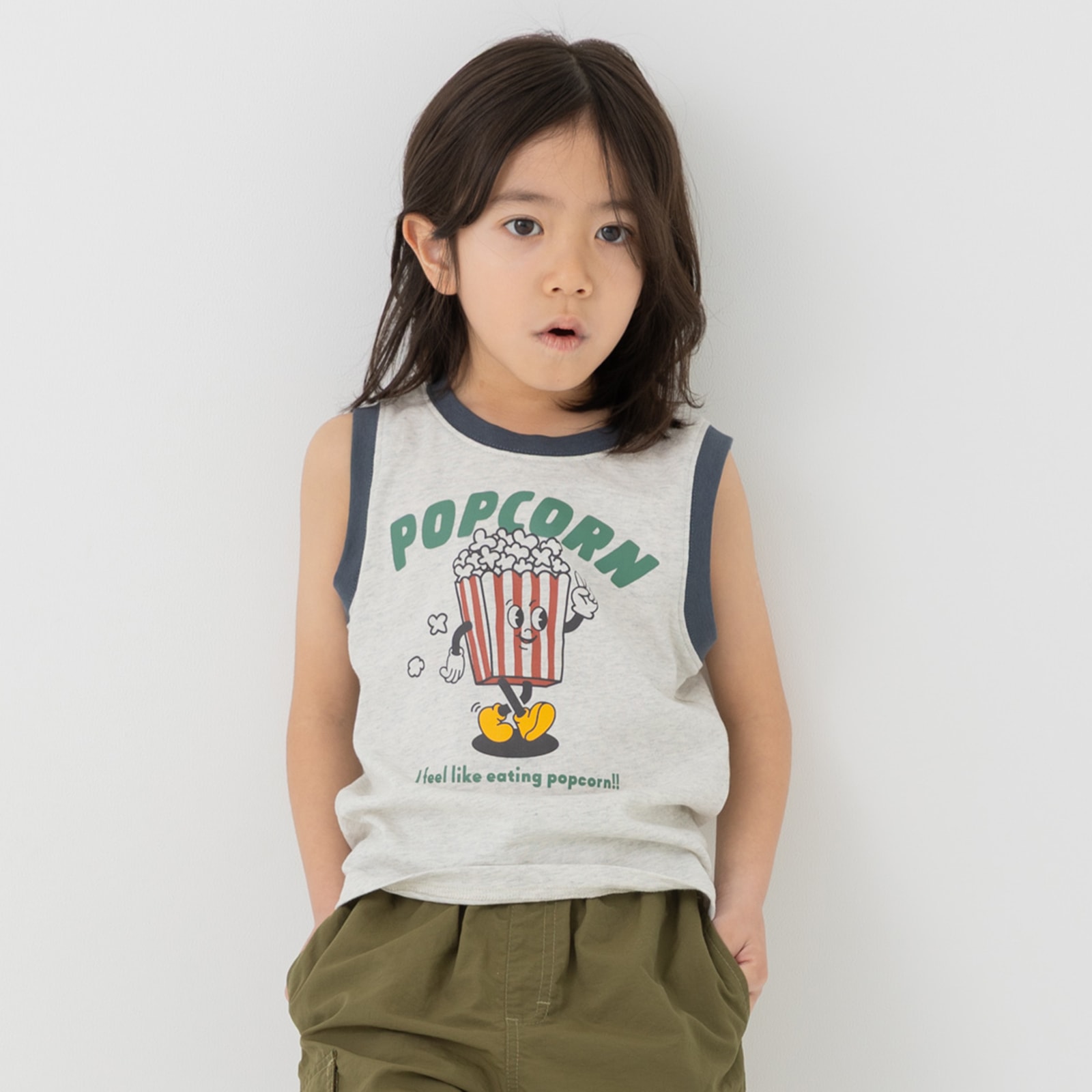 chil2 ネコポス送料無料 キッズ タンクトップ ノースリーブ ベビー服 