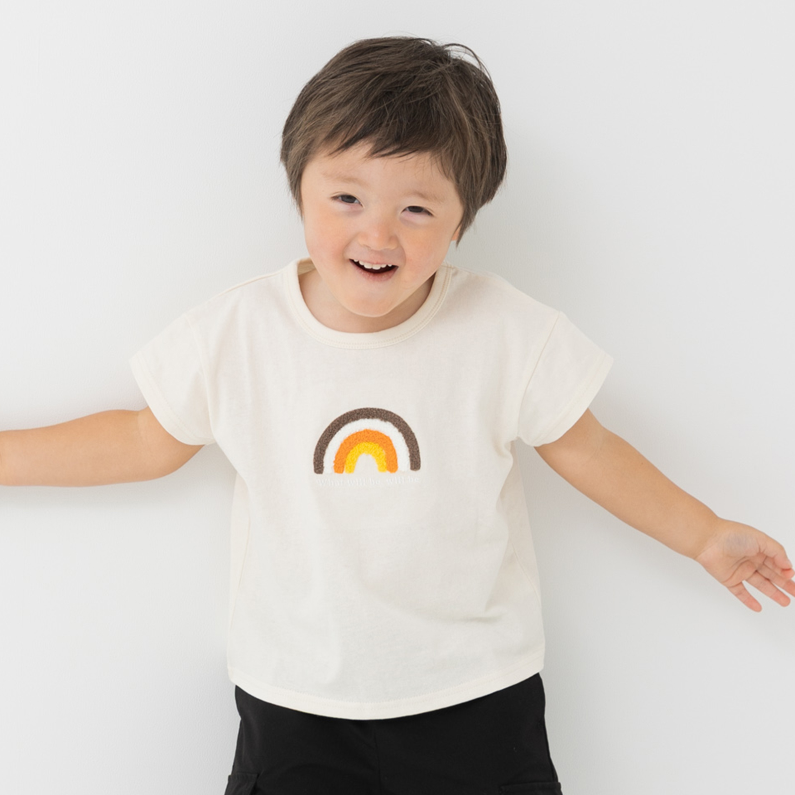 ネコポス送料無料 キッズ 半袖 Tシャツ ベビー服 子供服 サガラ刺繍 男の子 女の子 綿100％ 柄バリ chil2 25夏 80 90 100 110 120 130 140cm [M便 1/2] | chil2 | 03