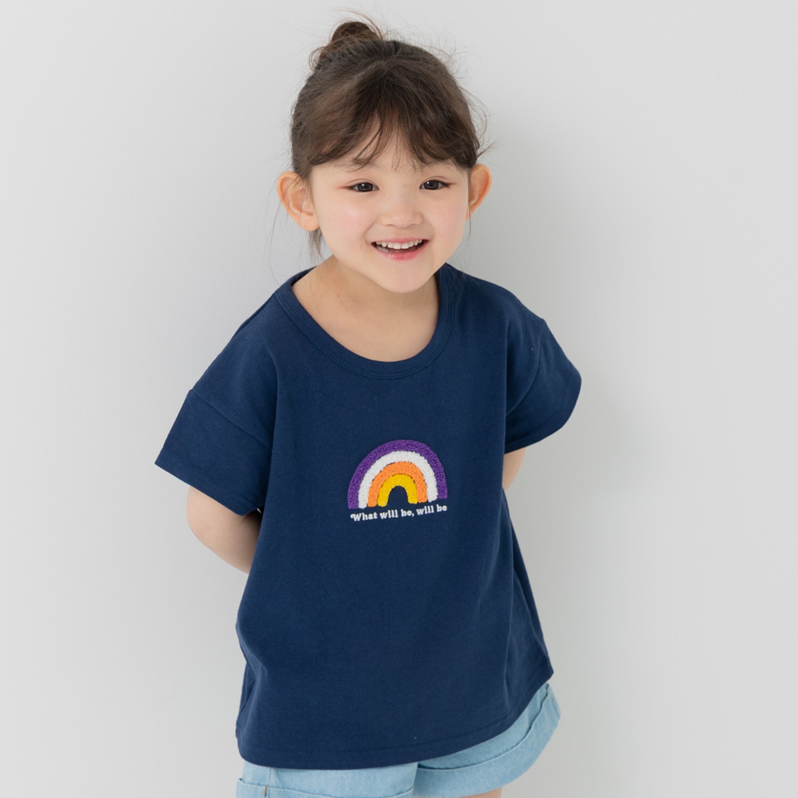 ネコポス送料無料 キッズ 半袖 Tシャツ ベビー服 子供服 サガラ刺繍 男の子 女の子 綿100％ 柄バリ chil2 25夏 80 90 100 110 120 130 140cm [M便 1/2] | chil2 | 04