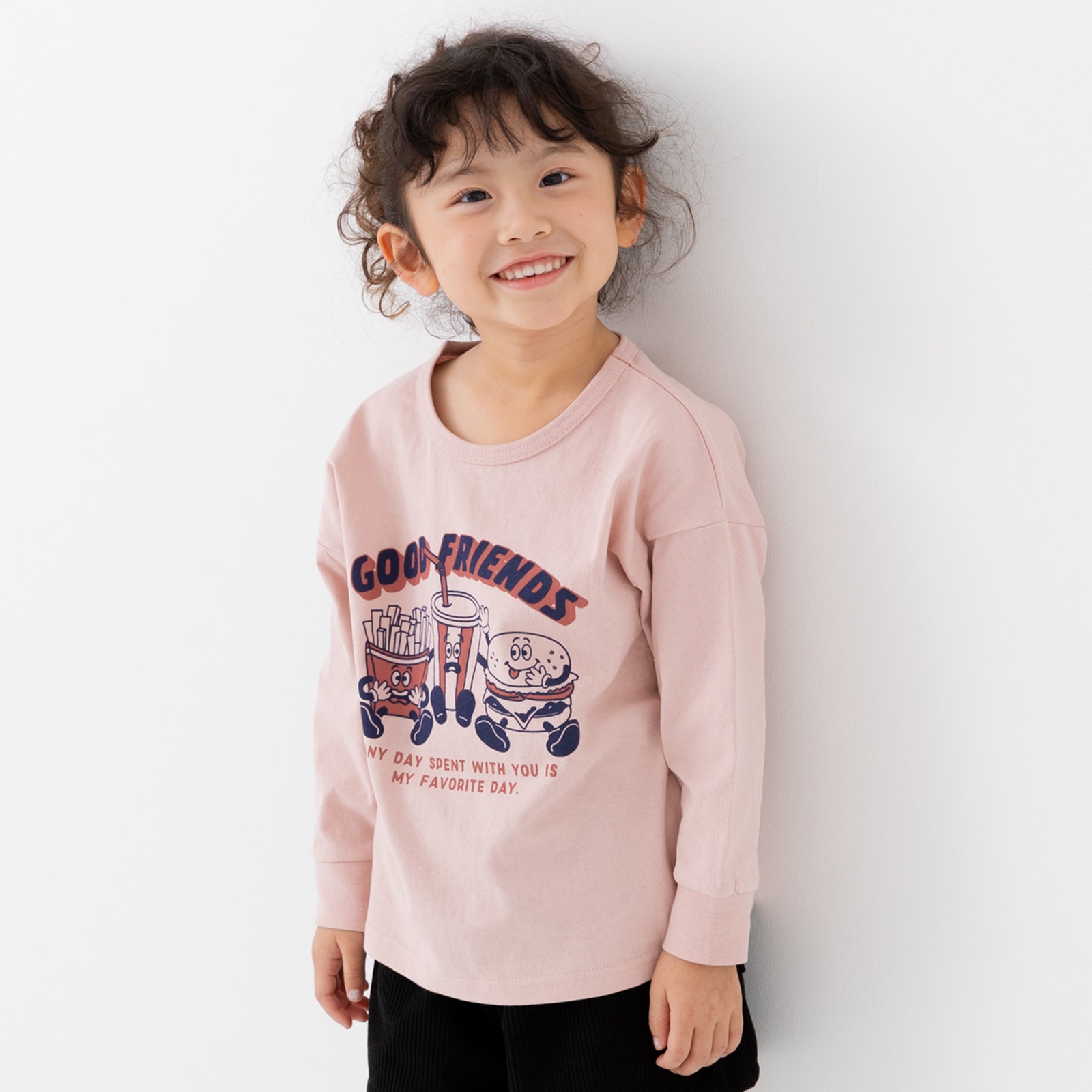 chil2 ネコポス送料無料 キッズ 長袖 Tシャツ ロンT ベビー服 子供服