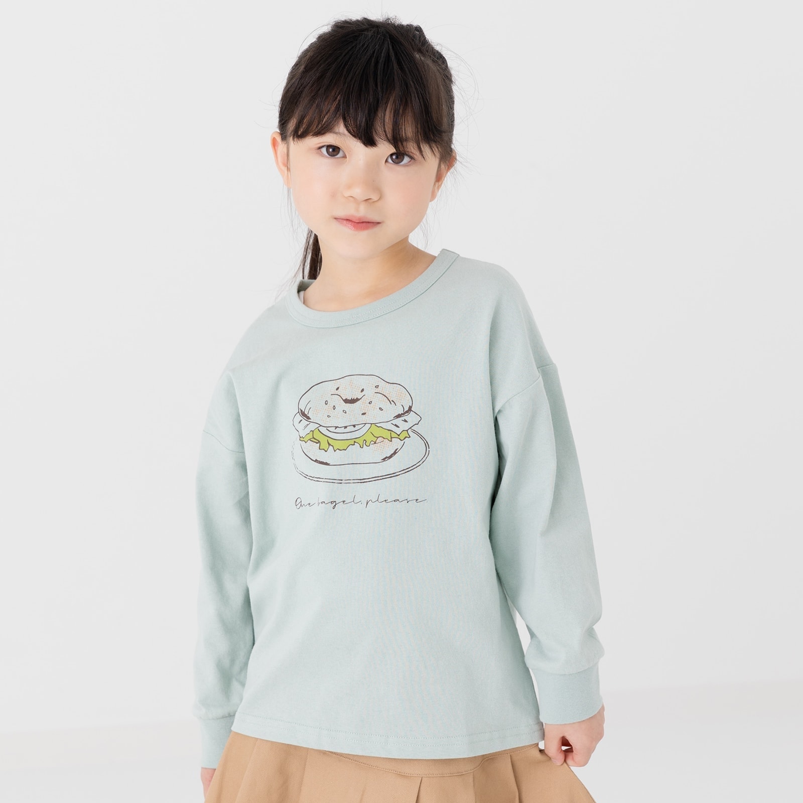 ゆうパケ送料無料 キッズ 長袖 Tシャツ カットソー ロンT ベビー服 子供服 男の子 女の子 プリ...