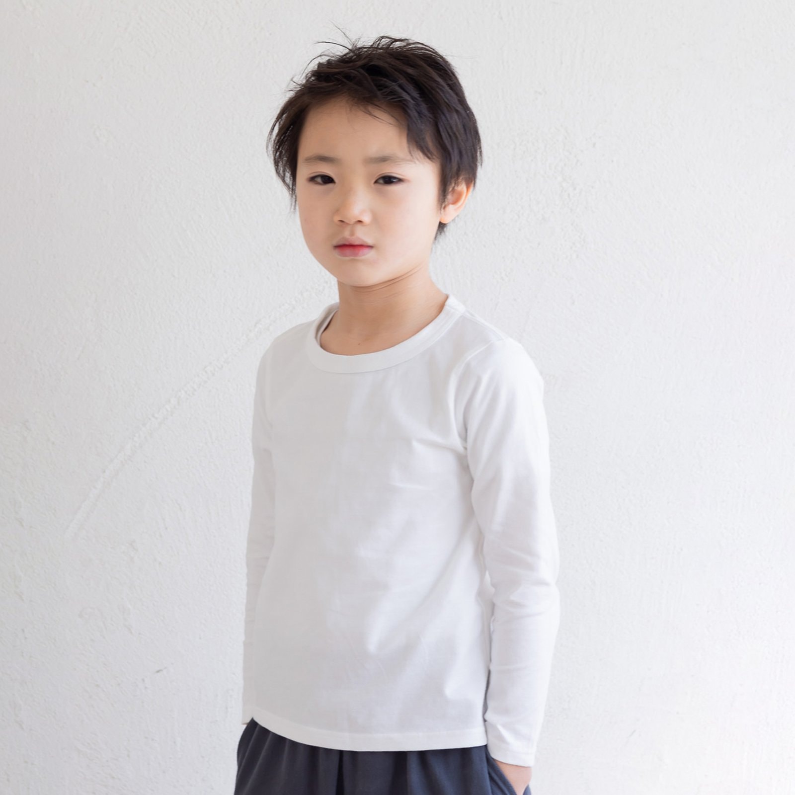 子供 長袖 tシャツ 140 無地 安い