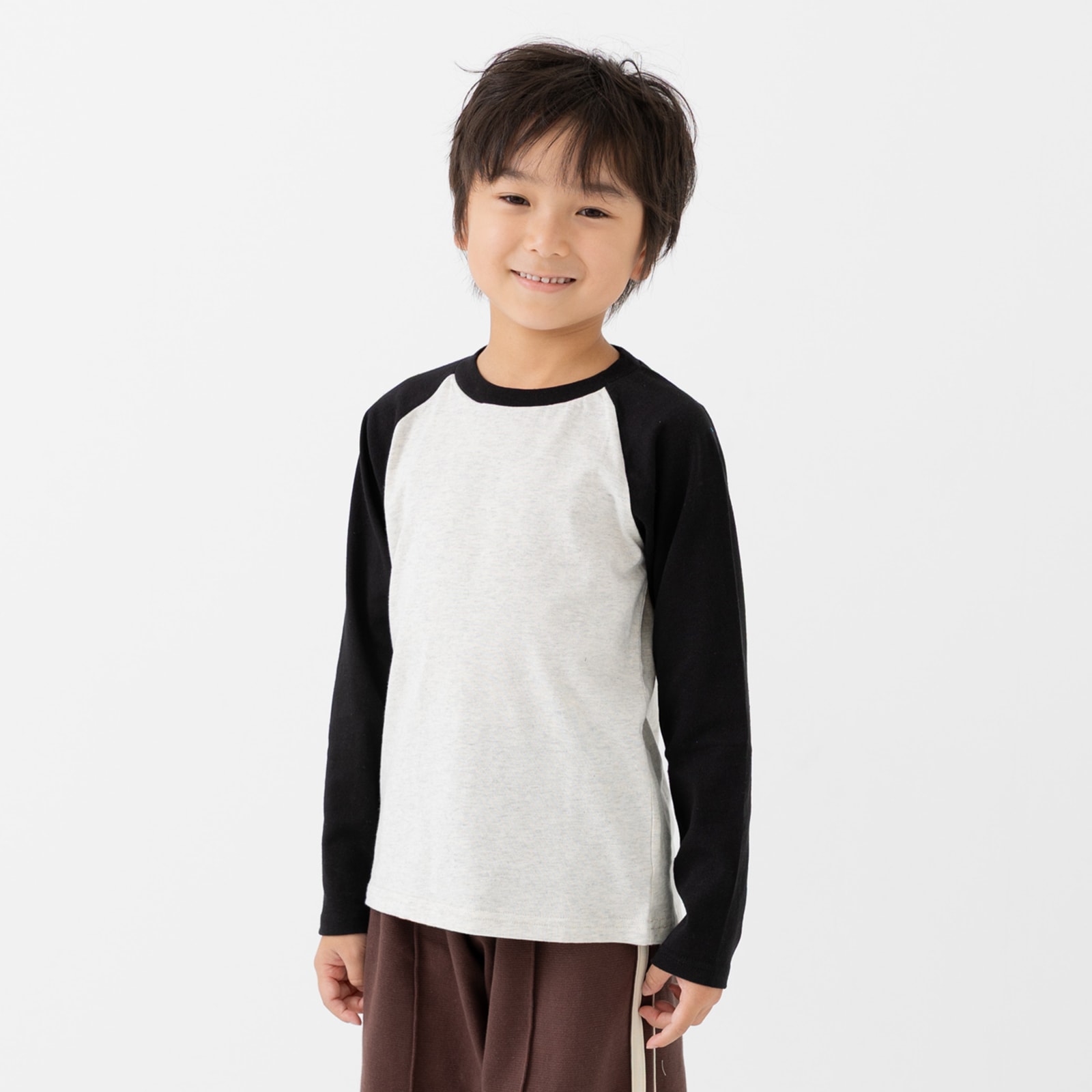 chil2 ゆうパケ送料無料 キッズ 長袖 Tシャツ ロンT ラグラン 子供服