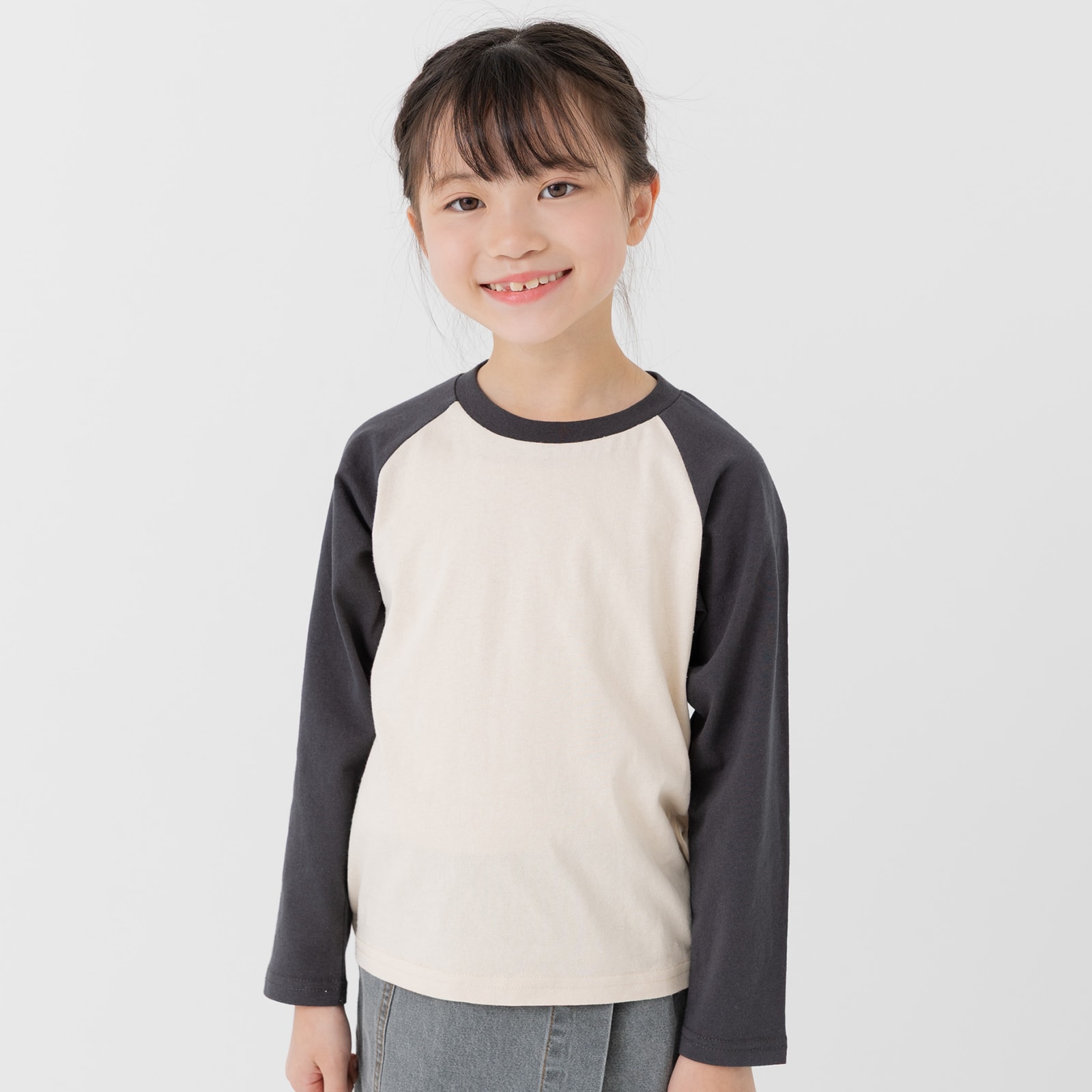 chil2 ゆうパケ送料無料 キッズ 長袖 Tシャツ ロンT ラグラン 子供服