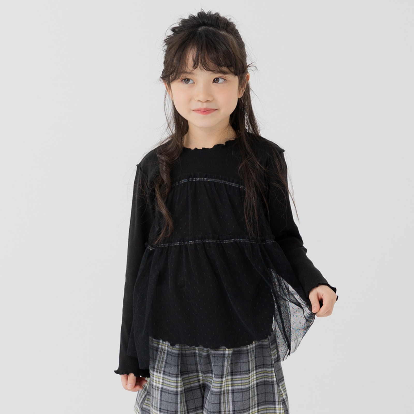 chil2 ネコポス送料無料 キッズ 長袖 Tシャツ ロンT 子供服 女の子 
