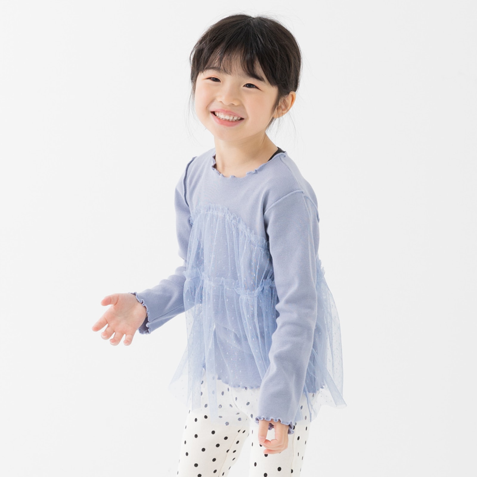 chil2 ネコポス送料無料 キッズ 長袖 Tシャツ ロンT 子供服 女の子 