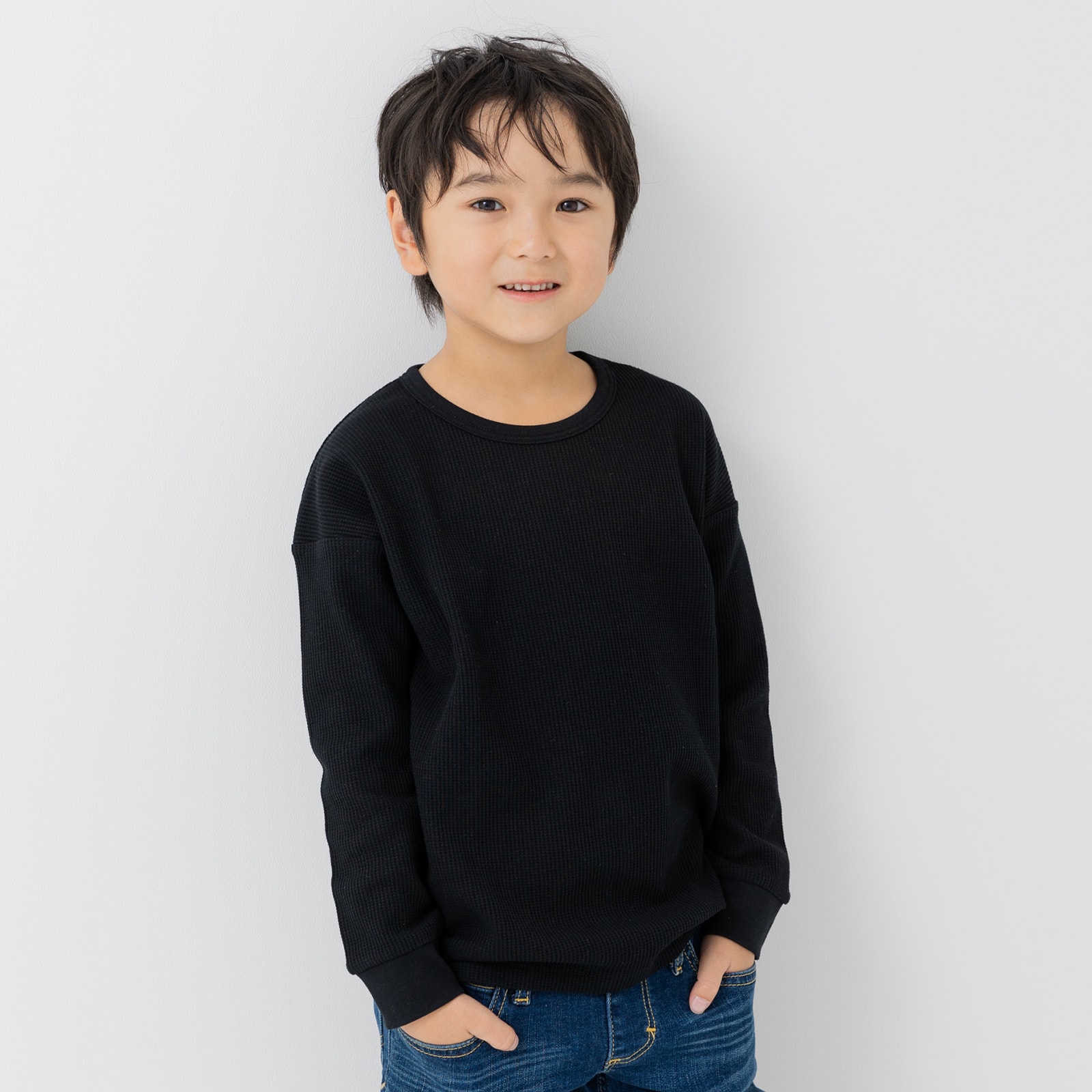 chil2 ネコポス送料無料 在庫処分 キッズ 長袖 Tシャツ 無地 ベビー服