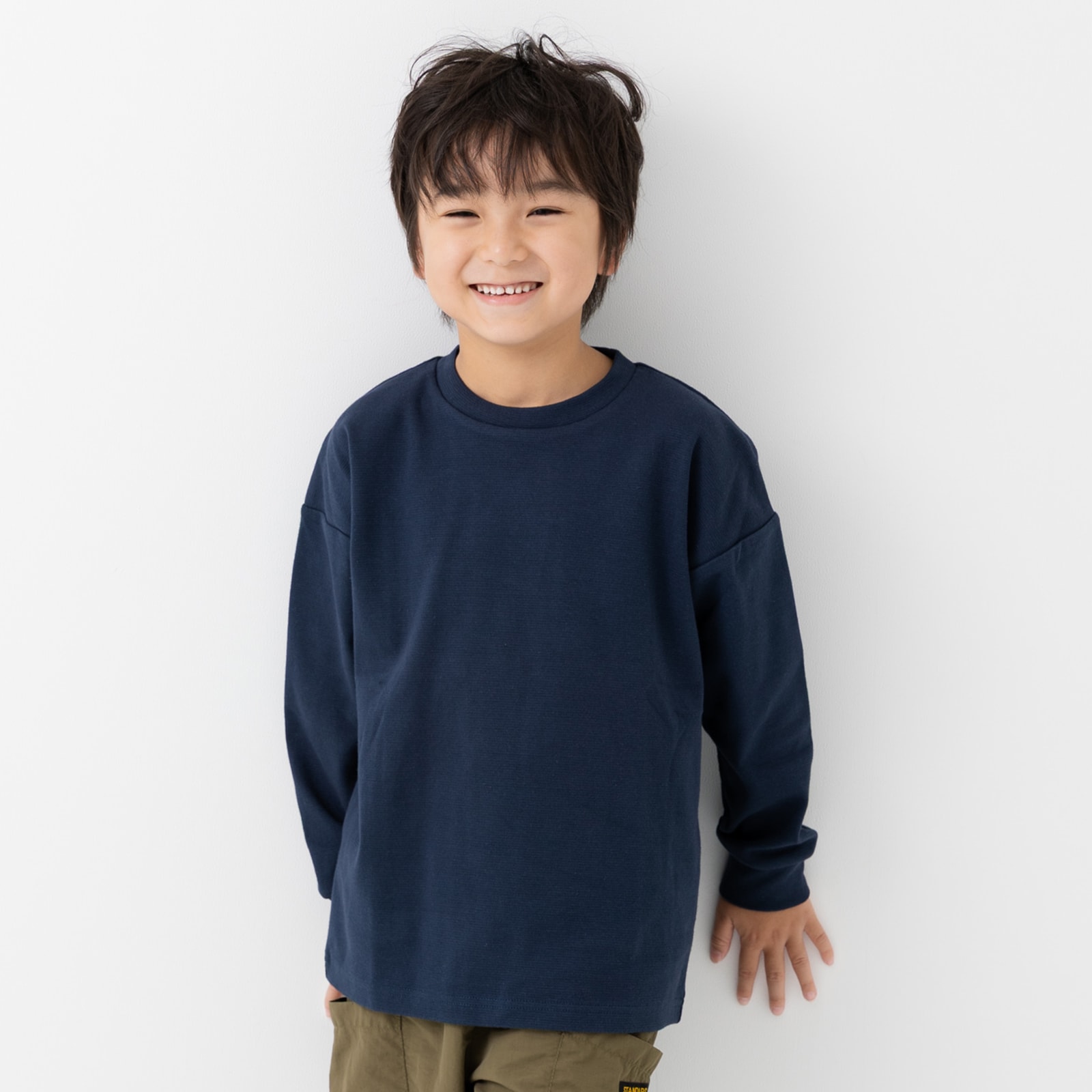 chil2 ゆうパケ送料無料 キッズ 長袖 Tシャツ 無地 ベビー服 子供服